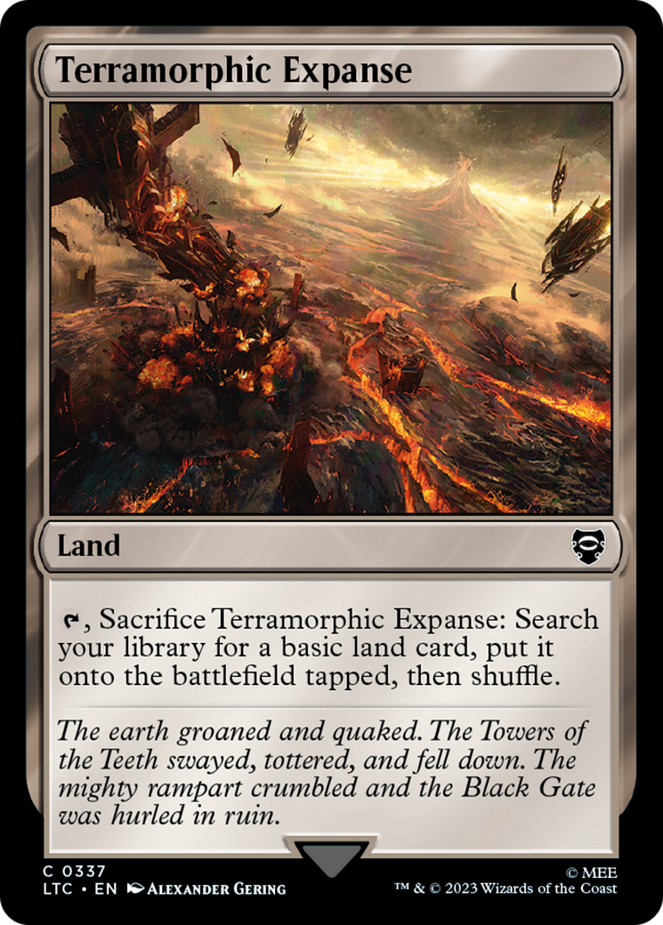 Terramorphic Expanse (LTC-337) [Tales of Middle-earth Commander] MTG Single Wizards of the Coast