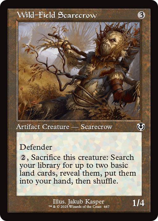 Wild-Field Scarecrow (INR-447) [Innistrad Remastered] Foil MTG Single Wizards of the Coast