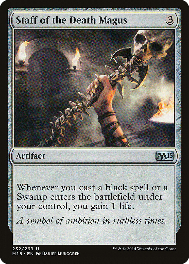Staff of the Death Magus (M15-232) [Magic 2015] MTG Single Wizards of the Coast