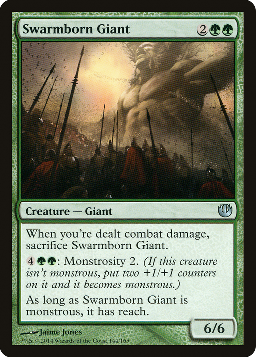 Swarmborn Giant (JOU-144) [Journey into Nyx] MTG Single Wizards of the Coast