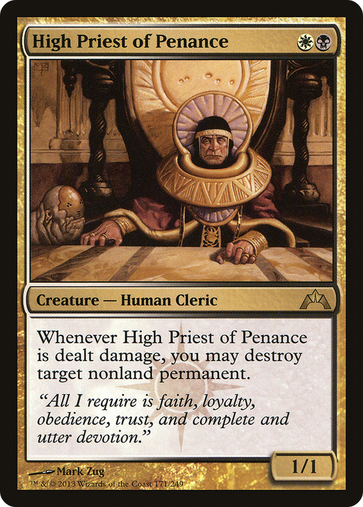 High Priest of Penance (GTC-171) [Gatecrash] MTG Single Wizards of the Coast