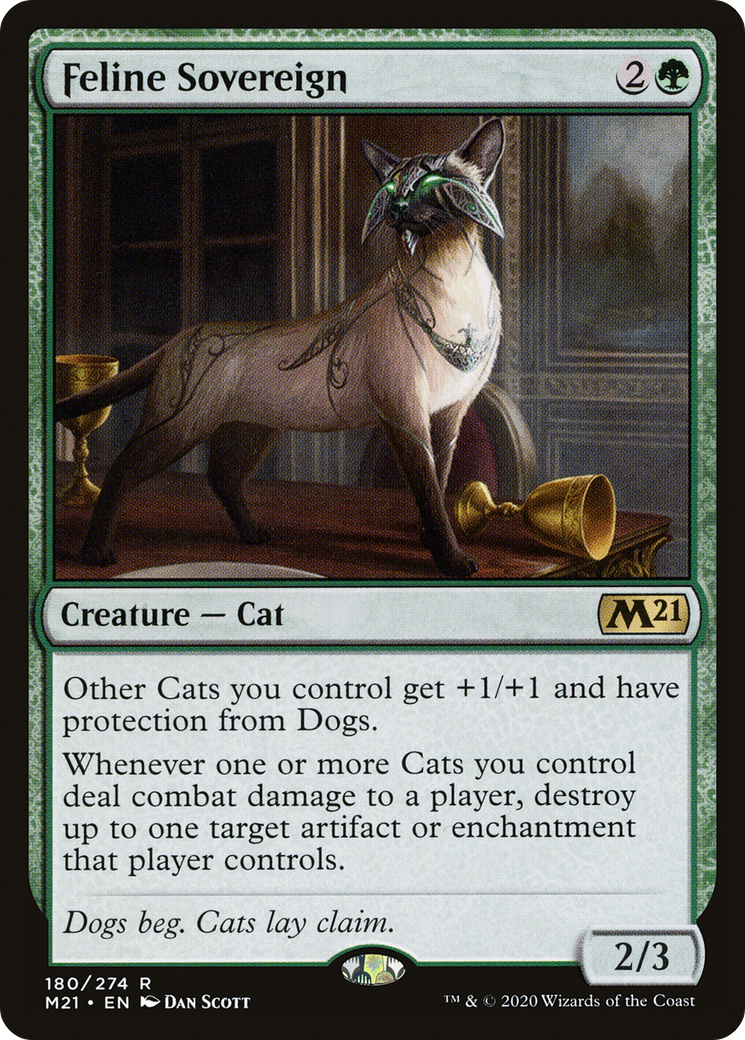 Feline Sovereign (M21-180) [Core Set 2021] MTG Single Wizards of the Coast