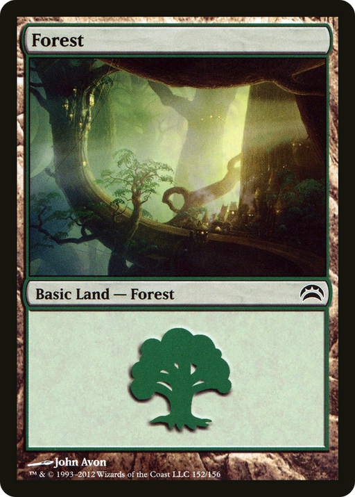 Forest (PC2-152) [Misc] Planechase 2012 Foil MTG Single Wizards of the Coast