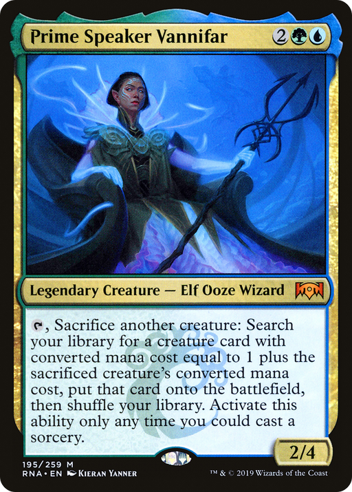 Prime Speaker Vannifar (RNA-195) [Ravnica Allegiance] Foil MTG Single Wizards of the Coast