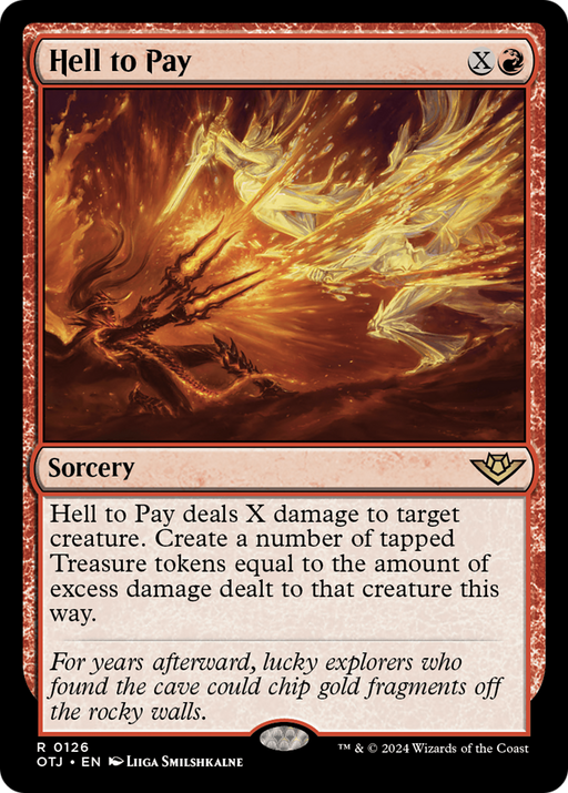 Hell to Pay (OTJ-126) [Outlaws of Thunder Junction] MTG Single Wizards of the Coast