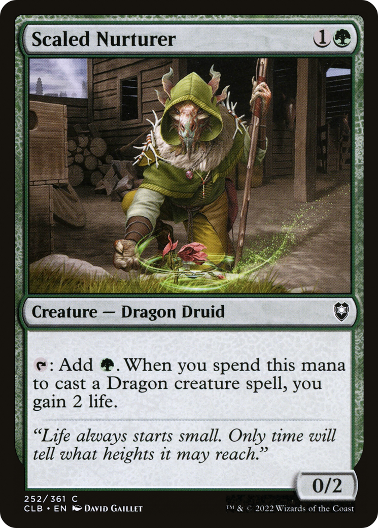 Scaled Nurturer (CLB-252) [Commander Legends: Battle for Baldur's Gate] MTG Single Wizards of the Coast
