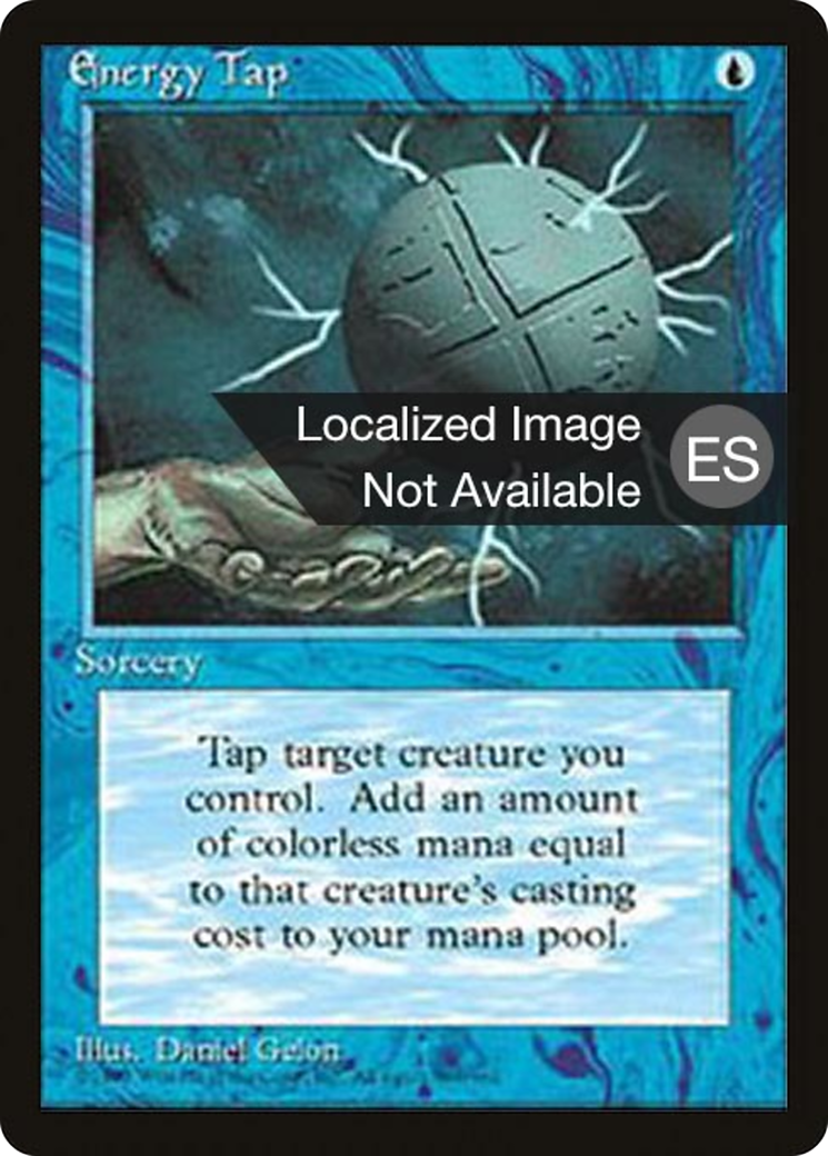 Energy Tap (4BB-069) [Fourth Edition Foreign Black Border] MTG Single Wizards of the Coast