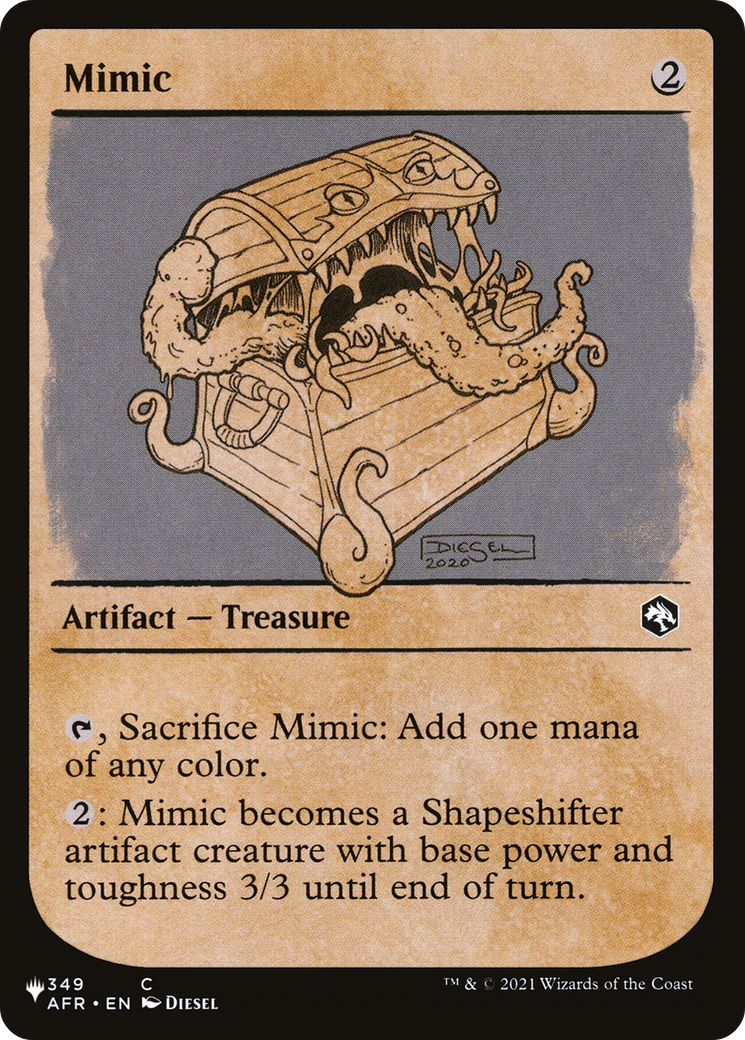 Mimic (LIST-AFR-349) [Mystery Booster] The List (Showcase) MTG Single Wizards of the Coast