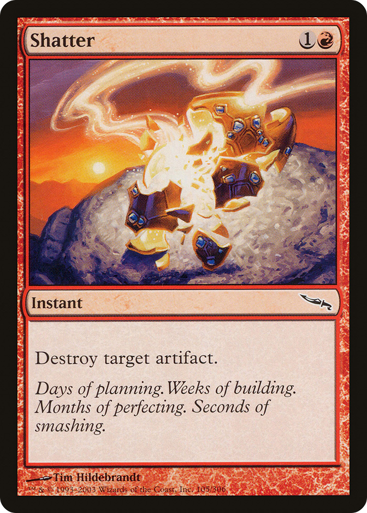 Shatter (MRD-105) [Mirrodin] MTG Single Wizards of the Coast