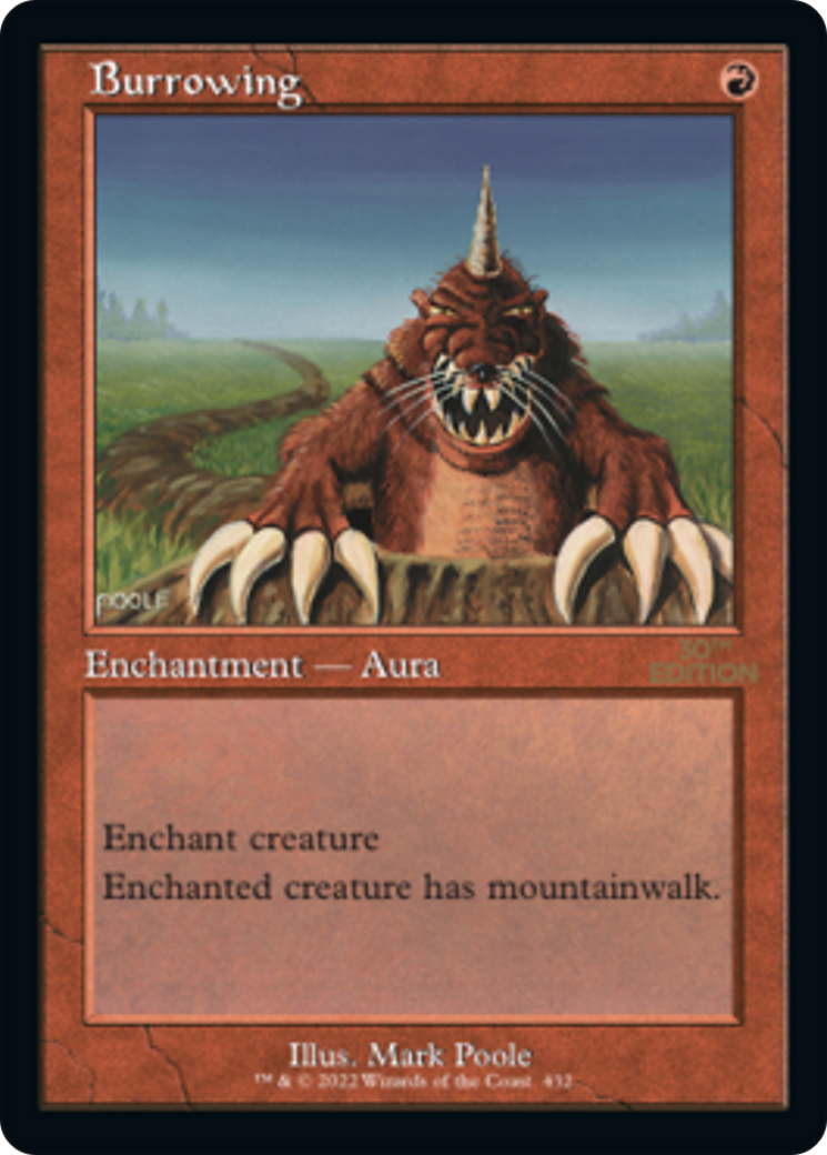 Burrowing (30A-432) [30th Anniversary Edition] MTG Single Wizards of the Coast
