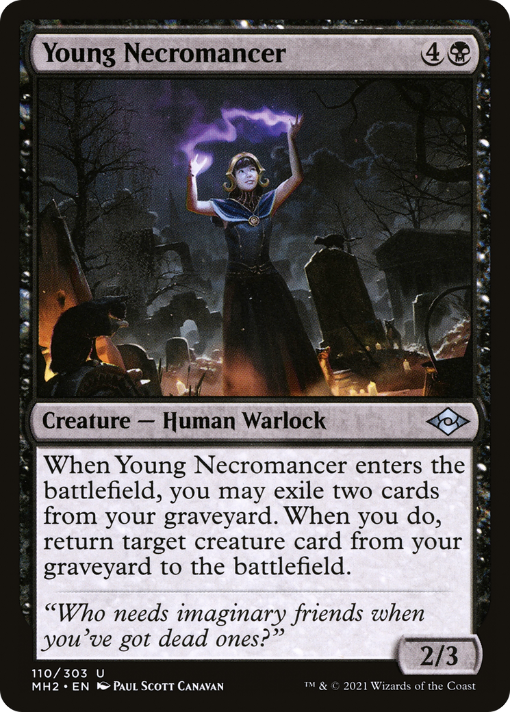 Young Necromancer (MH2-110) [Modern Horizons 2] MTG Single Modern Horizons 2