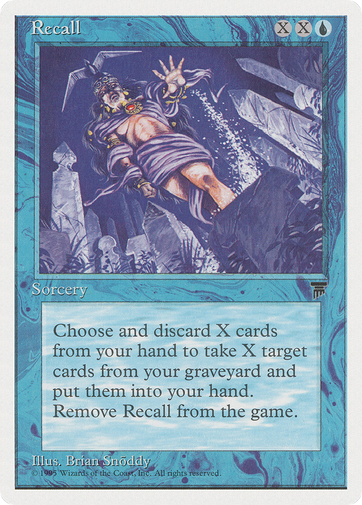 Recall (CHR-024) [Chronicles] MTG Single Wizards of the Coast
