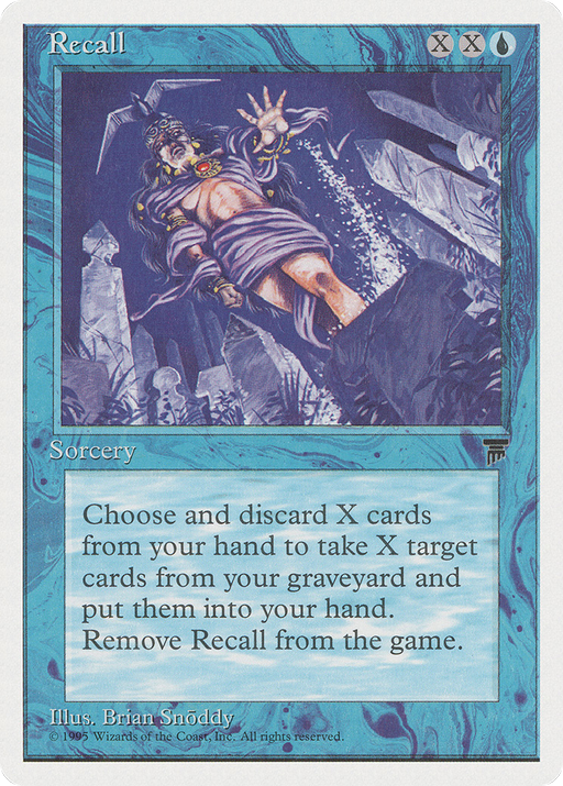 Recall (CHR-024) [Chronicles] MTG Single Wizards of the Coast