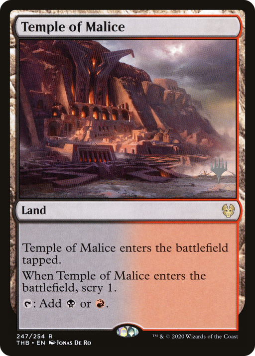 Temple of Malice (PPTHB-247) [Theros Beyond Death Promos] MTG Single Wizards of the Coast
