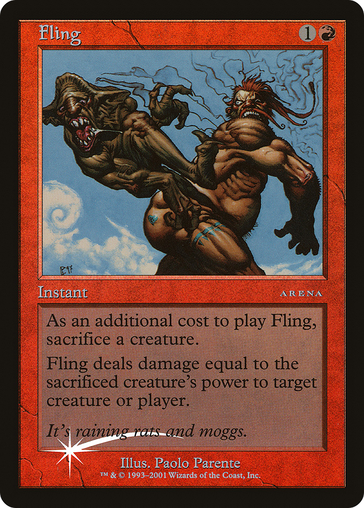 Fling (ARENA-) [Misc] Arena League 2001 Foil MTG Single Wizards of the Coast