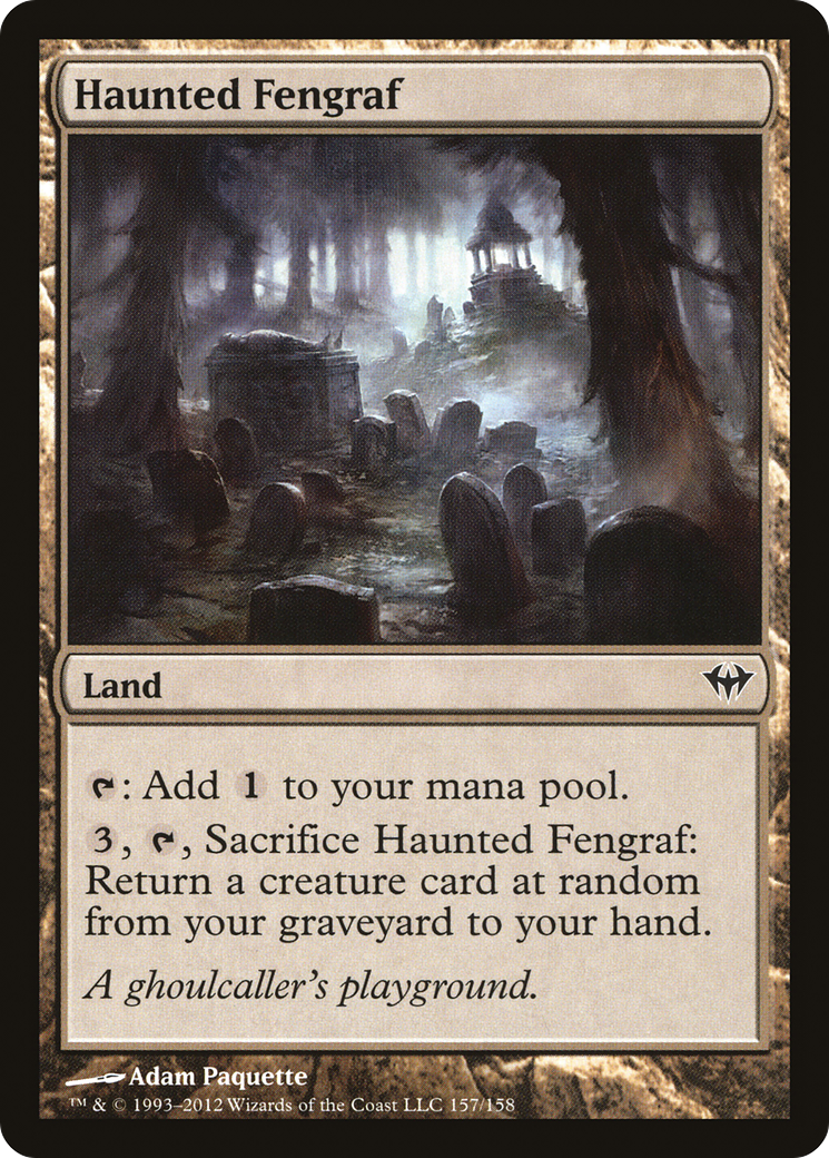 Haunted Fengraf (DKA-157) [Dark Ascension] MTG Single Wizards of the Coast