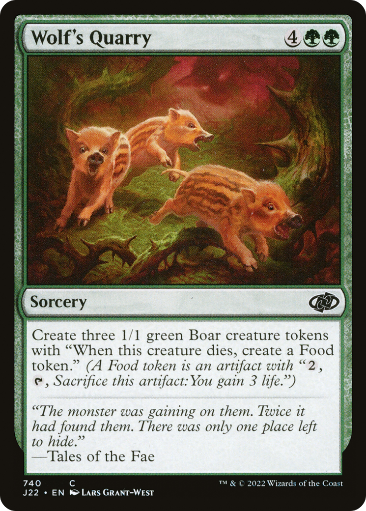 Wolf's Quarry (J22-740) [Jumpstart 2022] MTG Single Wizards of the Coast