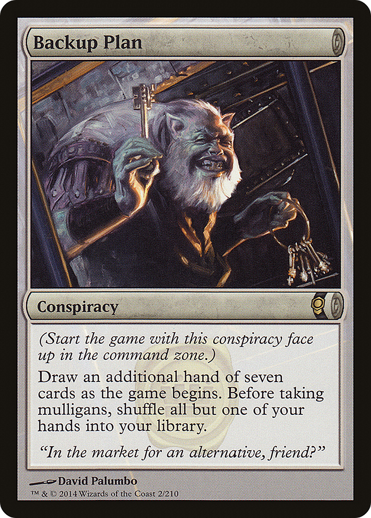 Backup Plan (CNS-002) [Conspiracy] Foil MTG Single Wizards of the Coast