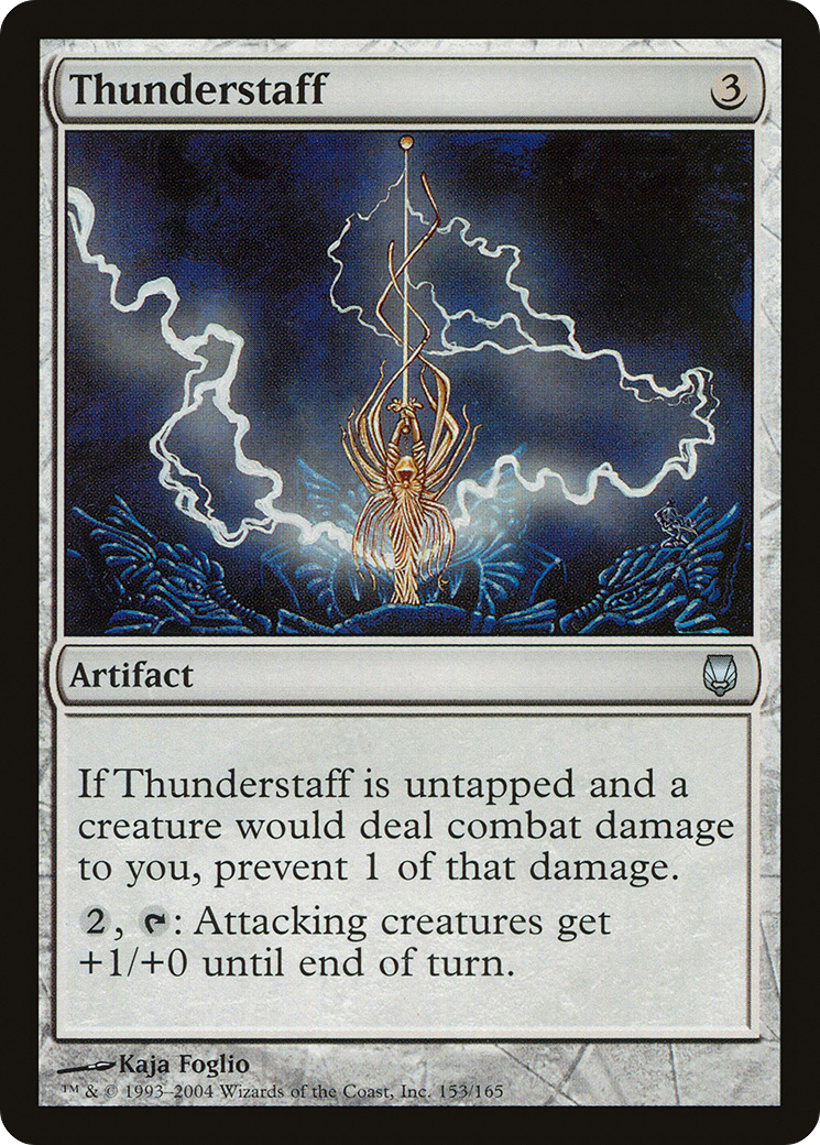 Thunderstaff (DST-153) [Darksteel] Foil MTG Single Wizards of the Coast