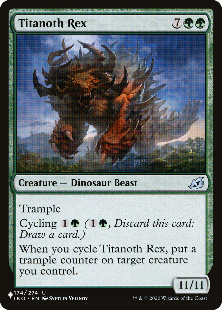 Titanoth Rex (LIST-174/274) [Mystery Booster] The List MTG Single Wizards of the Coast