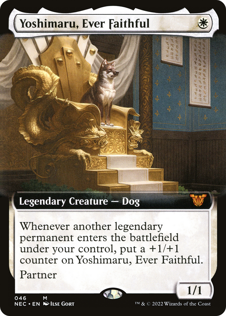 Yoshimaru, Ever Faithful (NEC-046) [Neon Dynasty Commander] (Extended Art) MTG Single Wizards of the Coast