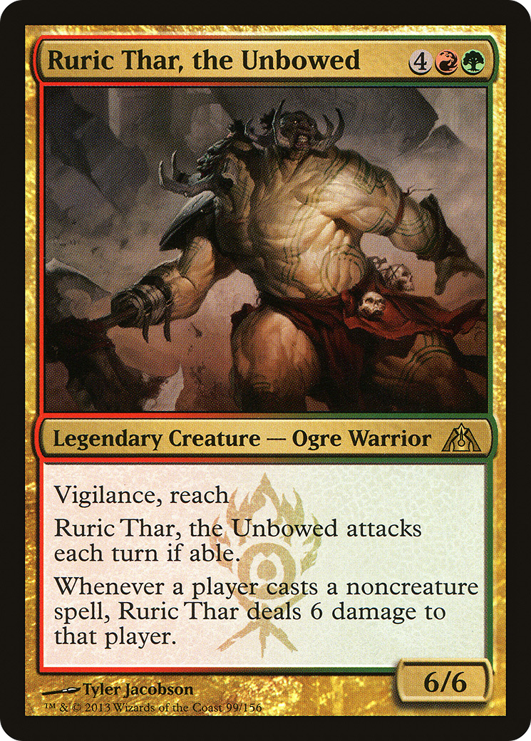 Ruric Thar, the Unbowed (DGM-099) [Dragon's Maze] MTG Single Wizards of the Coast