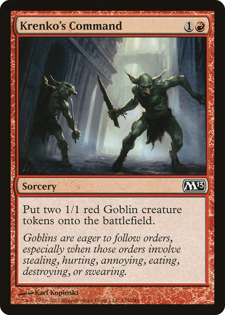 Krenko's Command (M13-139) [Magic 2013] MTG Single Wizards of the Coast