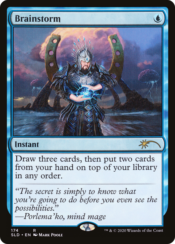 Brainstorm (174) (SLD-174) [Secret Lair] Drop MTG Single Wizards of the Coast