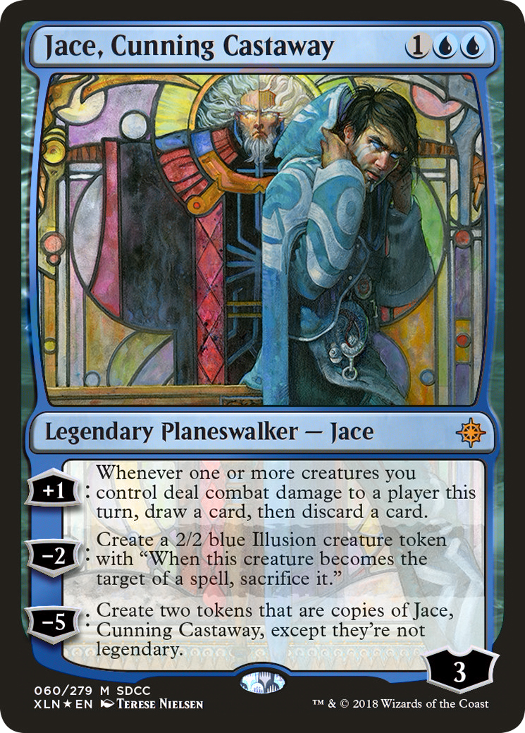 Jace, Cunning Castaway (SDCC 2018 Exclusive) (MEDIA-060) [Misc] San Diego Comic-Con 2018 Foil MTG Single Wizards of the Coast