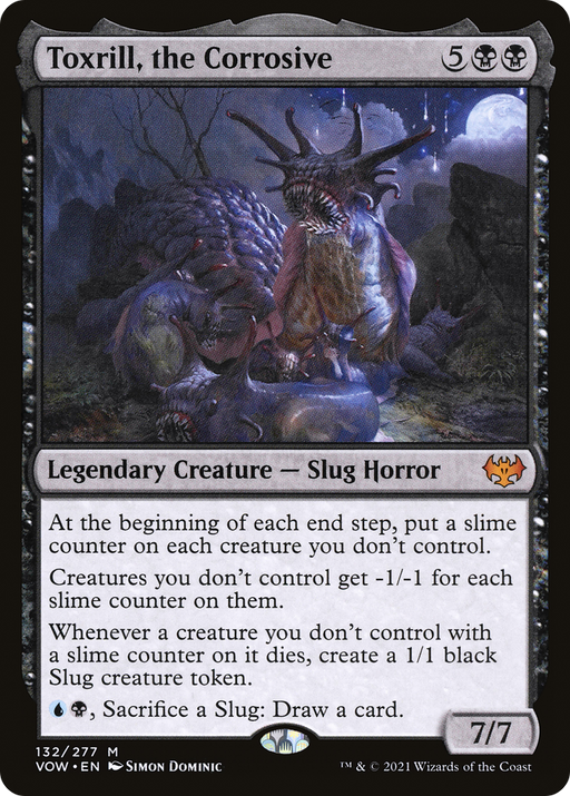 Toxrill, the Corrosive (VOW-132) [Innistrad: Crimson Vow] MTG Single Wizards of the Coast