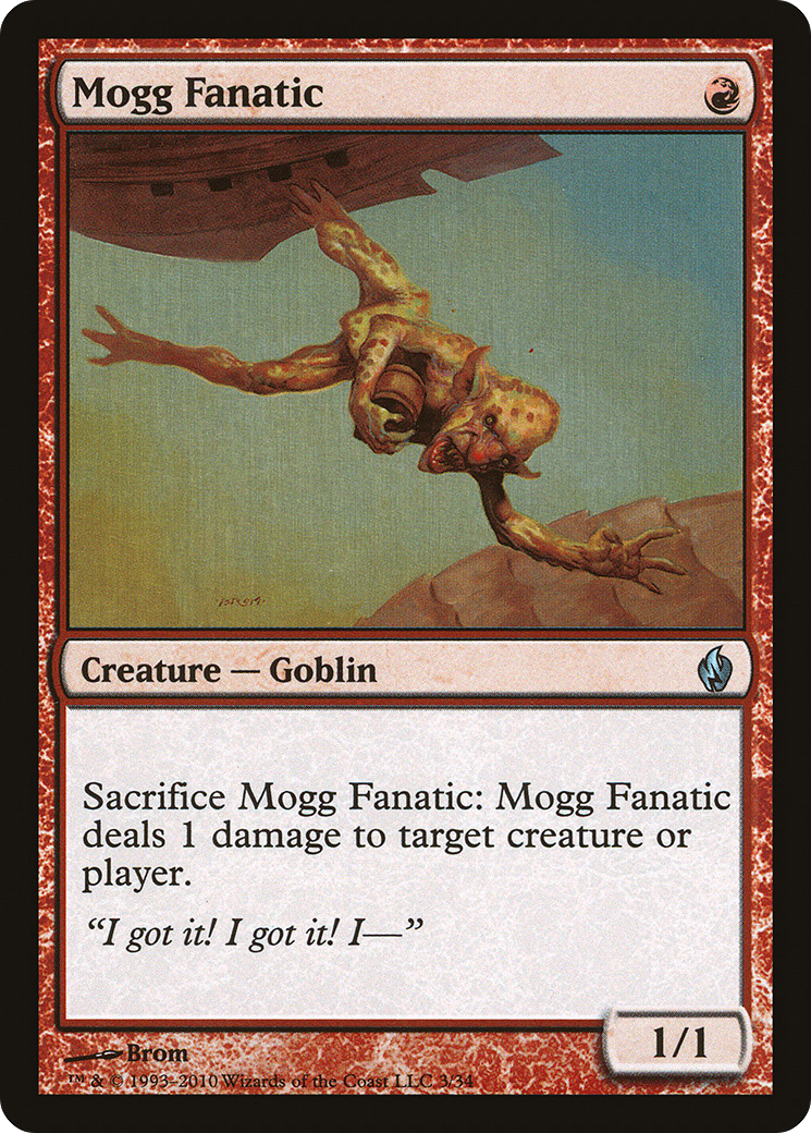 Mogg Fanatic (PD2-003) [Misc] Premium Deck Series: Fire and Lightning Foil MTG Single Wizards of the Coast
