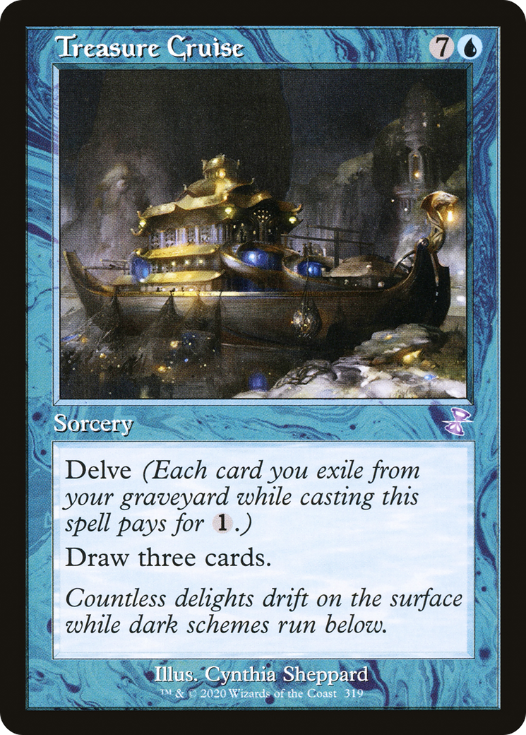 Treasure Cruise (TSR-319) [Time Spiral Remastered] Foil MTG Single Wizards of the Coast