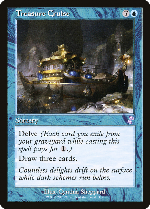 Treasure Cruise (TSR-319) [Time Spiral Remastered] MTG Single Wizards of the Coast