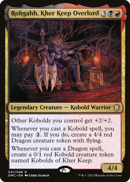 Rohgahh, Kher Keep Overlord (DMC-041) [Dominaria United Commander] Foil MTG Single Wizards of the Coast