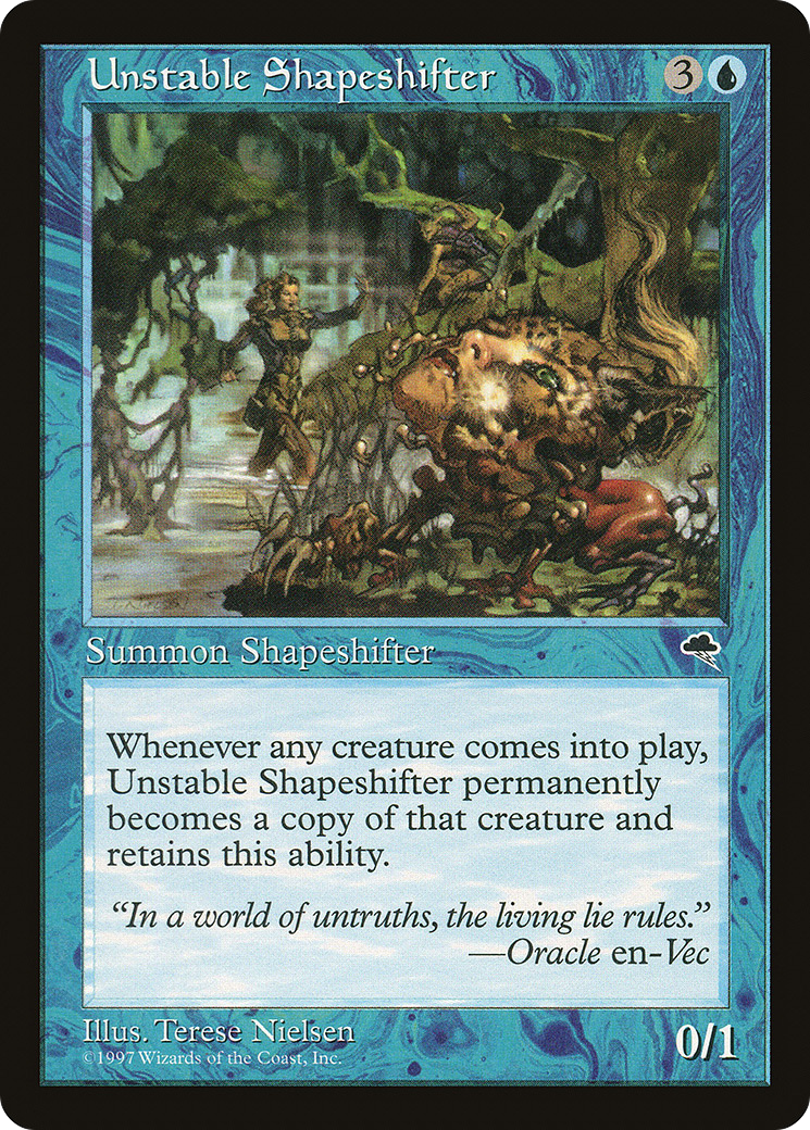 Unstable Shapeshifter (TMP-100) [Tempest] MTG Single Wizards of the Coast