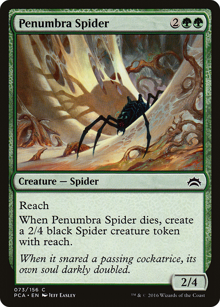 Penumbra Spider [Planechase Anthology] MTG Single Magic: The Gathering