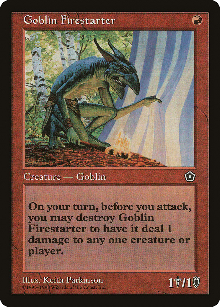 Goblin Firestarter (P02-) [Misc] Portal Second Age MTG Single Wizards of the Coast