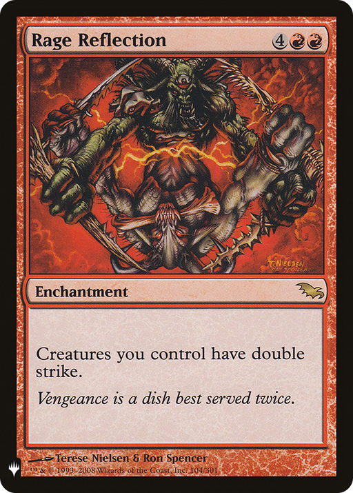 Rage Reflection (LIST-104) [Mystery Booster] The List MTG Single Wizards of the Coast