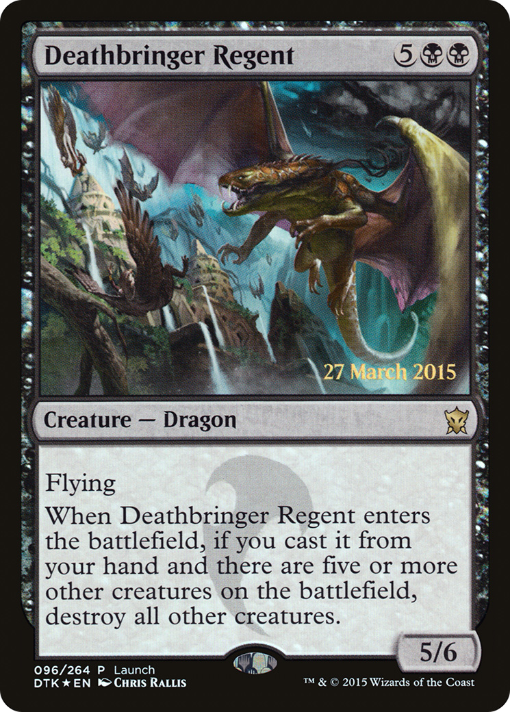 Deathbringer Regent (LARP-096) [Dragons of Tarkir Promos] Foil MTG Single Wizards of the Coast