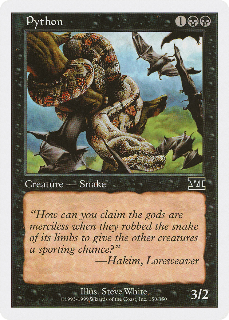 Python (6ED-150) [Classic Sixth Edition] MTG Single Wizards of the Coast