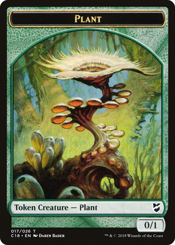Plant (TC18-017) [Tokens] Commander 2018 Tokens MTG Single Wizards of the Coast