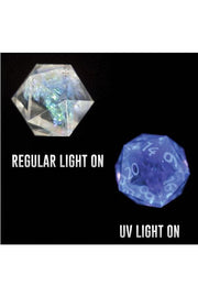 Sirius Dice: Sharp-Edged 7-Die Dice Set Cloak and Dagger - Clear Dice & Gaming Accessories Sirius Dice