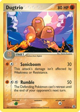 Dugtrio (/112) [EX: FireRed & LeafGreen] Pokemon Single Pokémon
