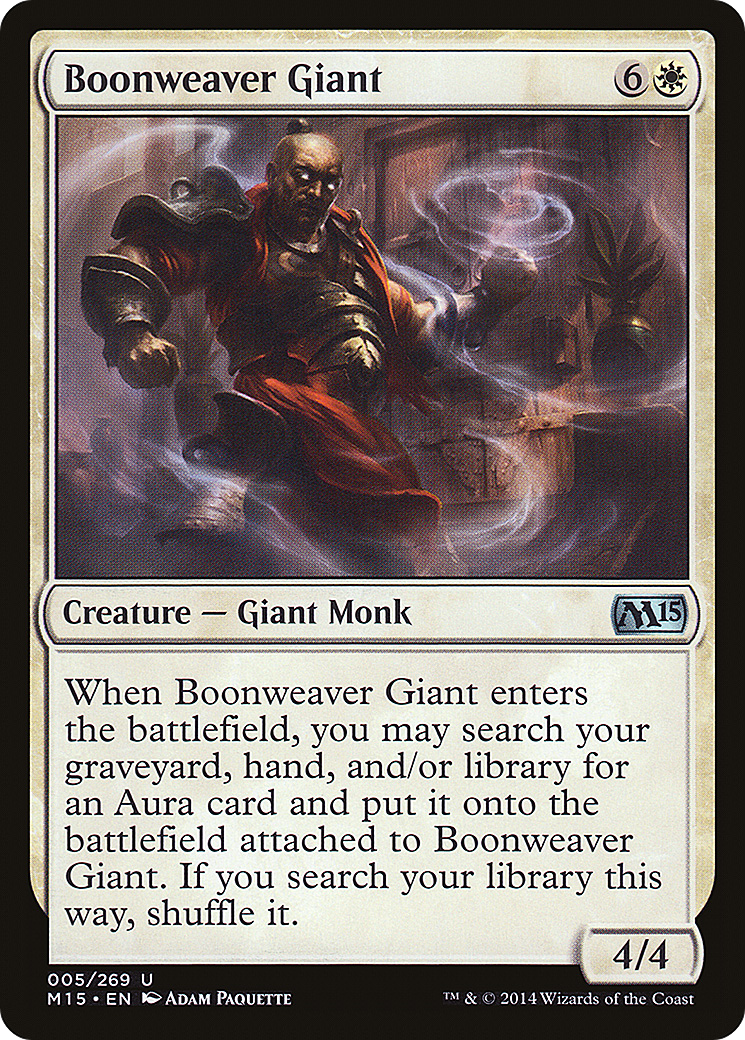Boonweaver Giant (M15-005) [Magic 2015] Foil MTG Single Wizards of the Coast