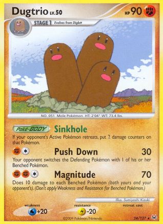 Dugtrio (/127) [Platinum: Base set] Pokemon Single Pokémon