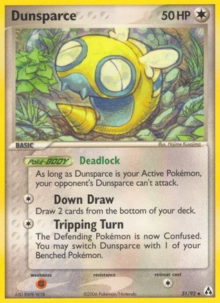 Dunsparce (/92) [EX: Legend Maker] Pokemon Single Pokémon