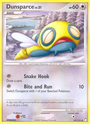 Dunsparce (/123) [DP: Mysterious Treasures] Pokemon Single Pokémon