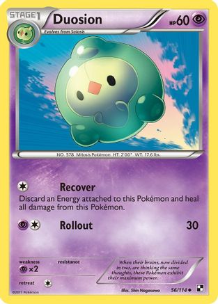 Duosion (/114) Reverse Holofoil [BW: Base Set] Pokemon Single Pokémon