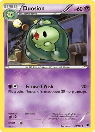 Duosion (/101) [BW: Plasma Blast] Pokemon Single Pokémon