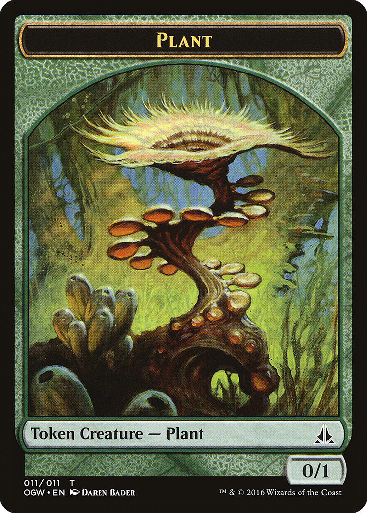 Plant (OGW-011) [Tokens] Oath of the Gatewatch Tokens MTG Single Wizards of the Coast